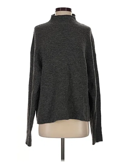 Pre-owned Leith Turtleneck Sweater In Gray