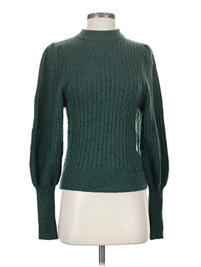 Pre-owned Leith Turtleneck Sweater In Green