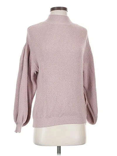 Pre-owned Leith Turtleneck Sweater In Pink