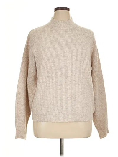 Pre-owned Leith Turtleneck Sweater In Tan