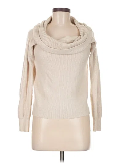 Pre-owned Leith Turtleneck Sweater In White