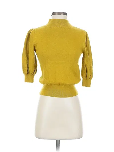 Pre-owned Leith Turtleneck Sweater In Yellow