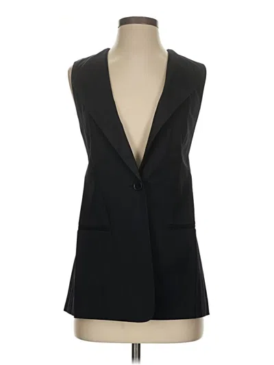 Pre-owned Leith Tuxedo Vest In Black