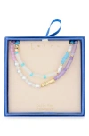 Leith Two-row Beaded Necklace In Multi