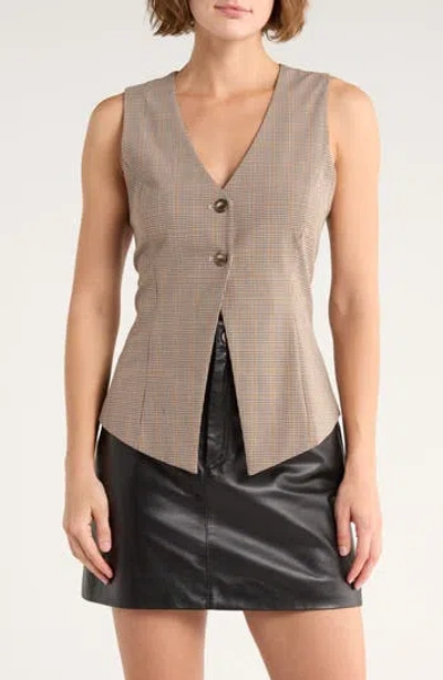 Leith V-neck Vest In Gray