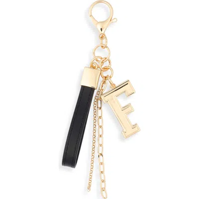 Leith Varsity Initial Bag Charm In Multi
