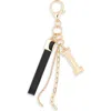 Leith Varsity Initial Bag Charm In Multi