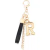 Leith Varsity Initial Bag Charm In Multi