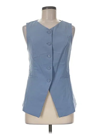 Pre-owned Leith Vest In Blue