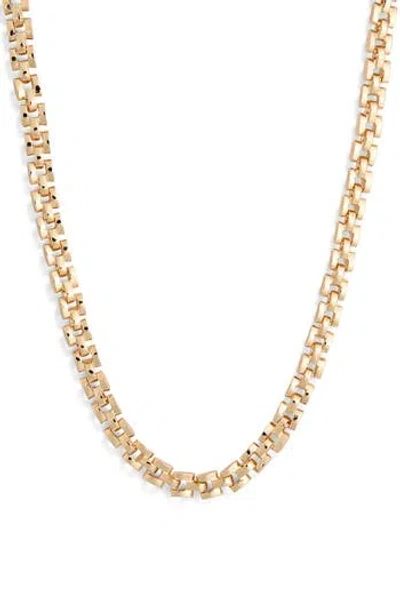 Leith Watchband Chain Necklace In Gold