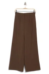 Leith Wide Leg Pants In Brown Slate