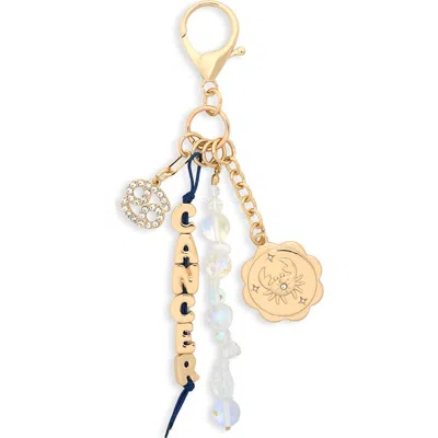 Leith Zodiac Cluster Bag Charm In Gold