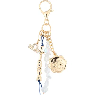 Leith Zodiac Cluster Bag Charm In Gold