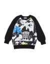 Leitmotiv Toddler Boy Sweatshirt Black Size 6 Cotton In Black