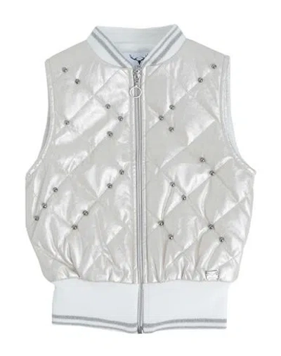 Leitmotiv Babies'  Toddler Girl Jacket Ivory Size 6 Polyurethane, Polyester, Elastane In White