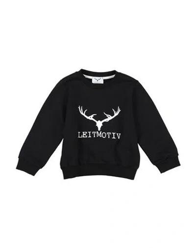 Leitmotiv Babies'  Toddler Girl Sweatshirt Black Size 6 Cotton