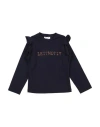 LEITMOTIV LEITMOTIV TODDLER GIRL T-SHIRT MIDNIGHT BLUE SIZE 6 COTTON, ELASTANE