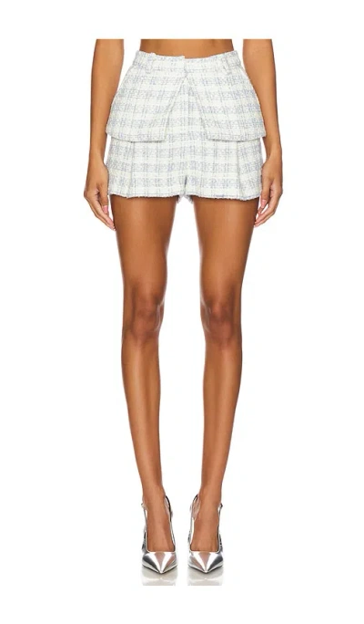 Leje Layered Shorts In Blue