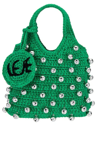 Leje Othoniel Crochet Tote Bag In Green