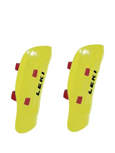 Leki Worldcup Pro Carbon Shin Guard In Yellow