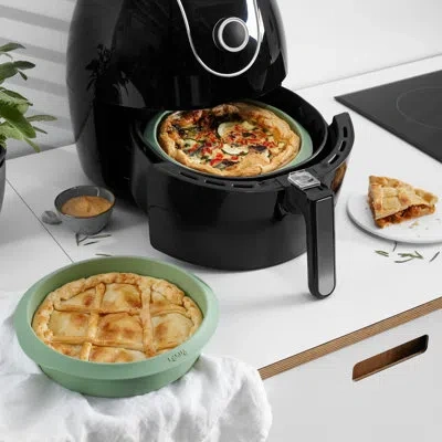 Lekue Air Fryer Essential Kit In Green