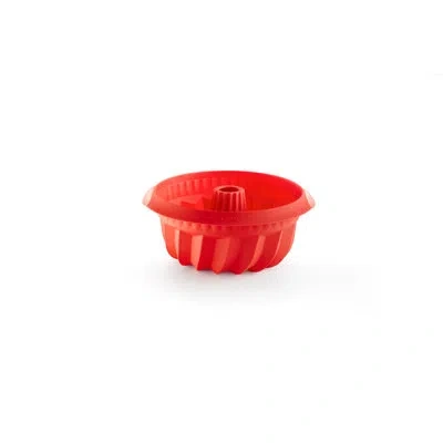 Lekue Deep Savarin Cake Mold, 8.7' In (22 Cm) In Red