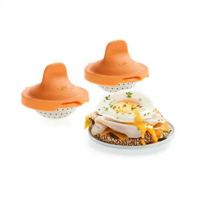 Lekue Egg Poacher, Set Of 2 In Orange