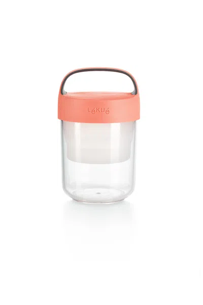 Lekue Jar-to-go 2 Piece Travel Jar Container Set, 14 Ounce In Multi
