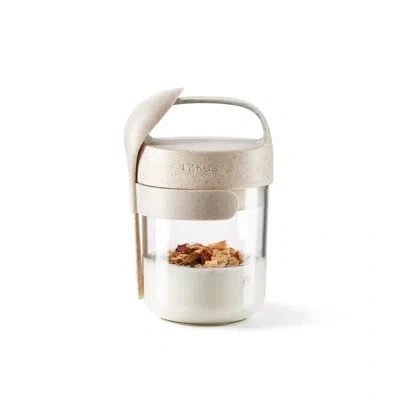 Lekue Jar To Go Organic, 13.5 oz (400 Ml) In Beige