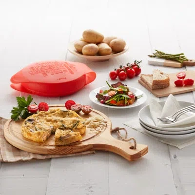 Lekue Microwave Spanish Omelette Maker In Red