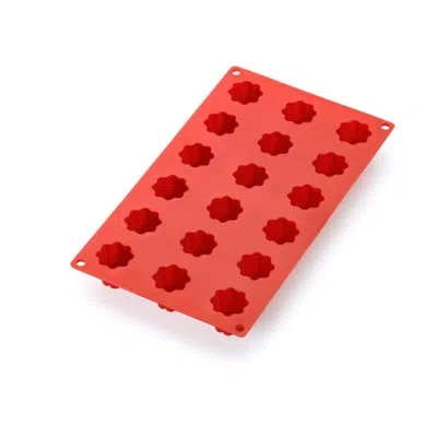 Lekue Mini Cannelé Bordelais Mold, 18 Hole In Red