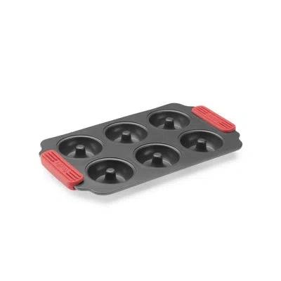 Lekue Non-stick Doughnuts Mould, 6 Hole In Gray