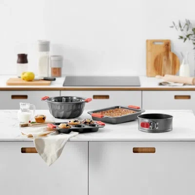 Lekue Non-stick Square Cake Mould In Gray