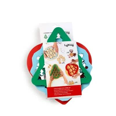 Lekue Puzzle Cookie Cutters, Set Of 3