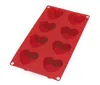 Lekue Silicone 6 Cavity Heart Baking Mold