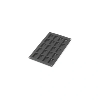 Lekue Silicone Financier Mold, 20 Hole In Black