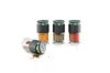 Lekue Spice Shaker With Dual Opening For Large And Small, Set Of 4