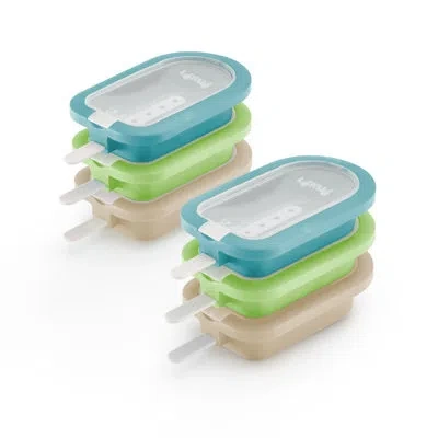 Lekue Stackable Mediterranean Ice Pop Molds, Set Of 6 In Mixed