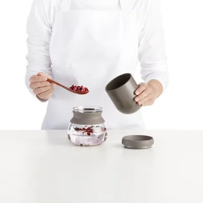Lekue Tea Infuser In Brown;clear