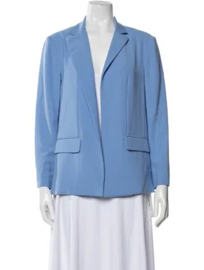 Pre-owned Lela Rose Blazer In Blue