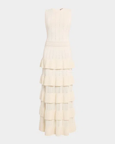 Lela Rose Bobble Knit Piper Dress In Pink