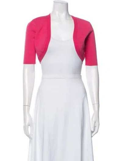 Pre-owned Lela Rose Bolero In Pink