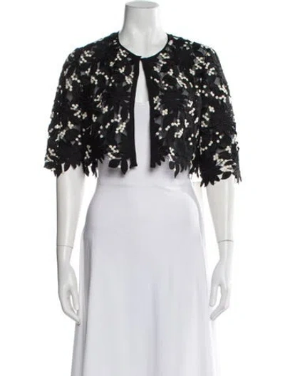 Pre-owned Lela Rose Bolero In White