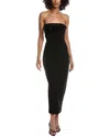 Lela Rose Bubble Midi Dress In Black