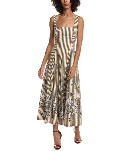 LELA ROSE LELA ROSE CAITLIN MIDI DRESS