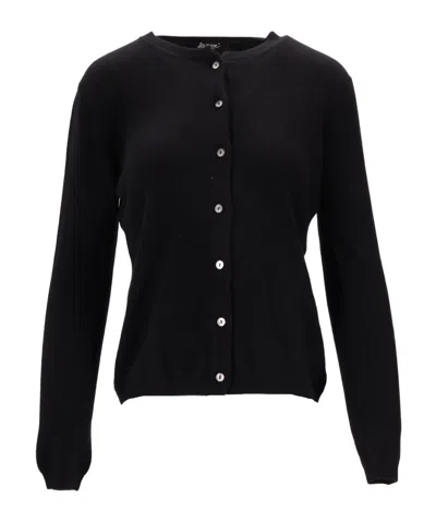 Lela Rose Cashmere Cardigan In Black