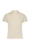 Lela Rose Cashmere Sweater In White