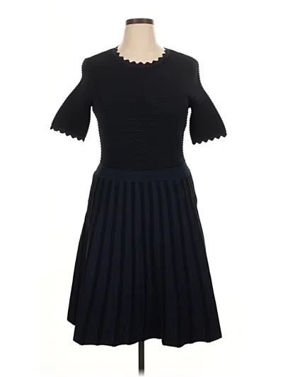 Pre-owned Lela Rose Casual Dress In Black