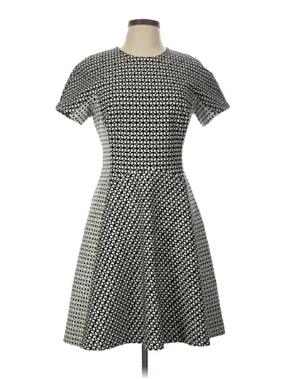 Pre-owned Lela Rose Casual Dress In Gray
