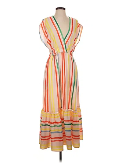 Pre-owned Lela Rose Casual Dress In Orange